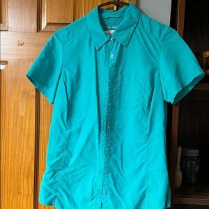 Columbia Women's Teal Button Down Shirt
